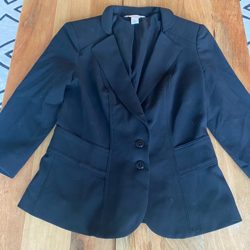 White House black market velvet jacket